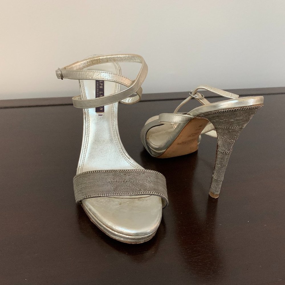 Ralph Lauren silver embellished sandal